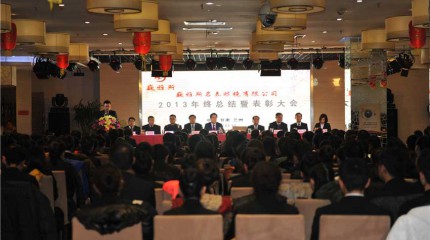 巍雅斯名表眼鏡有限公司2013年終總結(jié)暨表彰大會順利召開